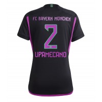 Bayern Munich Dayot Upamecano #2 Replica Away Shirt Ladies 2023-24 Short Sleeve